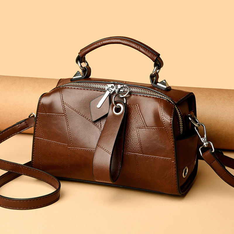 Luxury Bags Entry - 女性用本革バックパック、シンプルなレザーバッグ、ヴィンテージボストンハンドバッグ、女性用エントリーレベルバッグ、豪華なデザインのハンドバッグ
