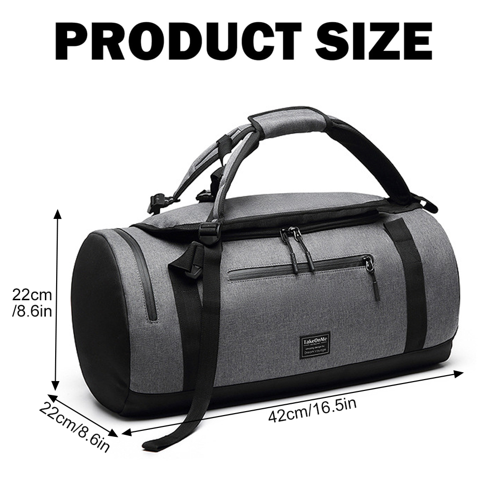 Weekender Bag Duffle - 1個入り ダッフルバッグ メンズ 40L スポーツジムバッグ シューズコンパートメント付き