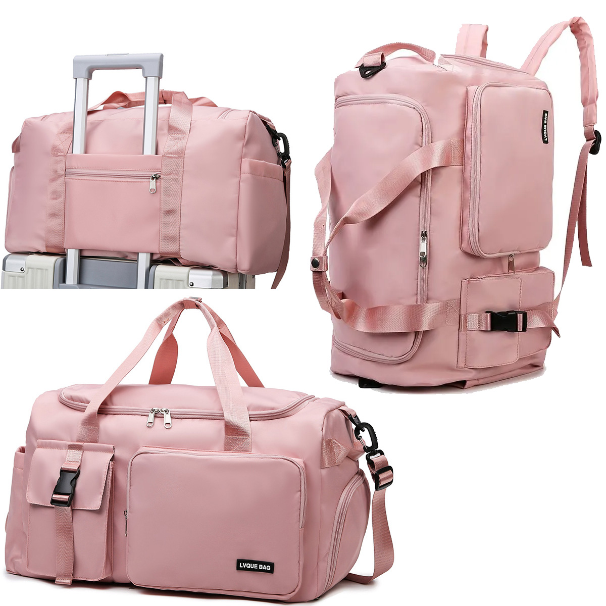 Weekender Bag Duffle - スポーツジムバッグ旅行用ドライウェットハンドバッグ女性用女性水泳ショルダークロスボディフィットネスアウトドアトラベルバッグウィークエンダーダッフルバッグ