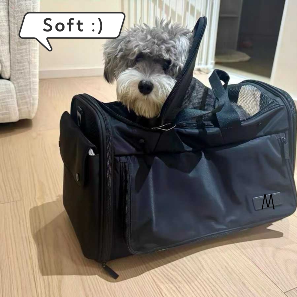 Luxury Bags Direct - 快適なペットキャリーバッグ 28L 高級デザイナーズペットエアトラベルキャリア ペット旅行工場直販 高品質