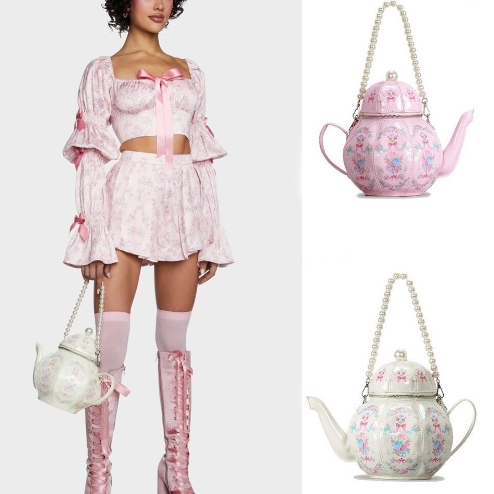 新型PUレザー製ティーポットデザインハンドバッグ、個性的なク - Luxury Bags Girls のレビューと価格