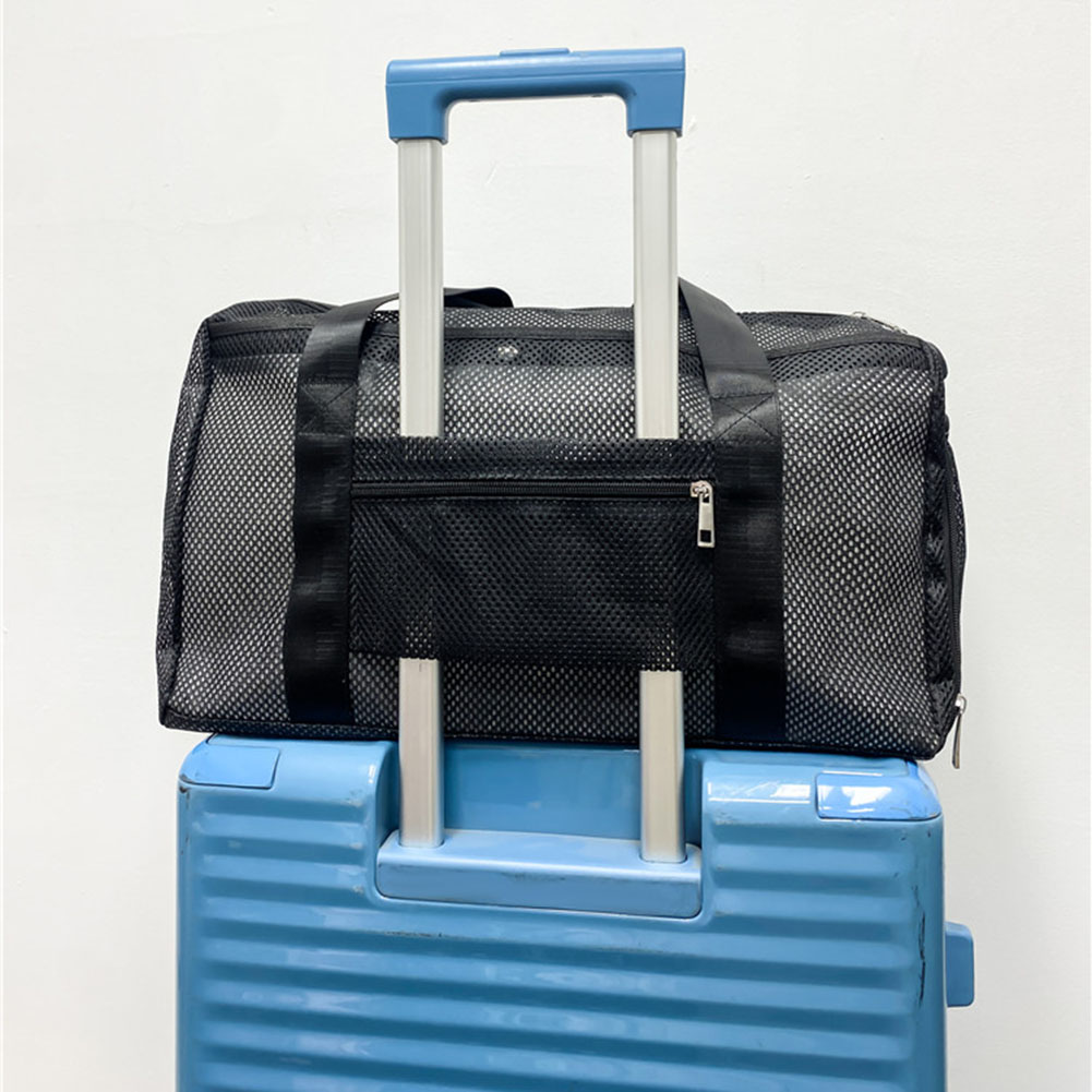 メッシュトラベルダッフルバッグ、靴収納付きオーバーナイトウィ - Weekender Bag Duffle のレビューと価格