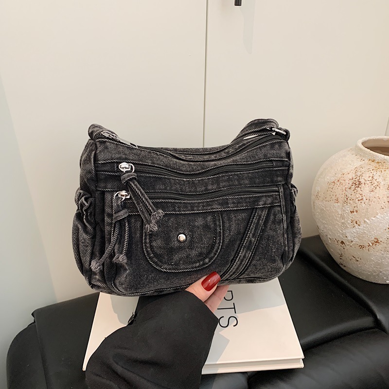 ストリートスタイル レトロ ブルーデニムバッグ 2026 夏 - Luxury Y2K Bags のレビューと価格