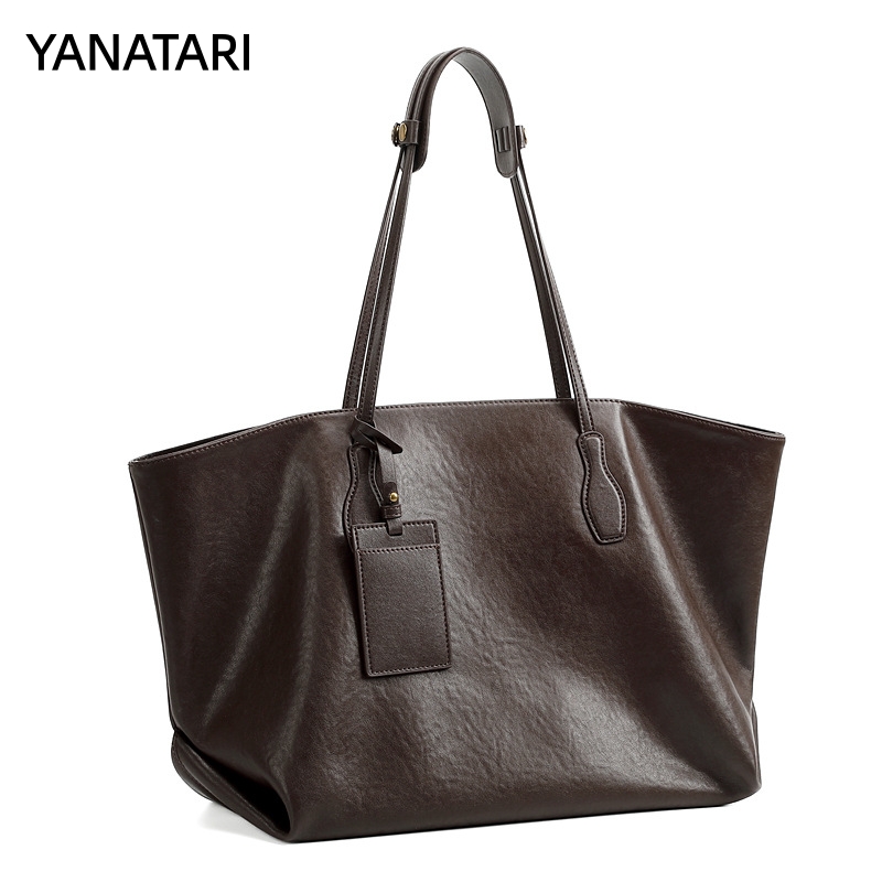 高級女性ショルダーバッグソフトレザー大容量スクエアファッショ - Luxury Bags Korea のレビューと価格