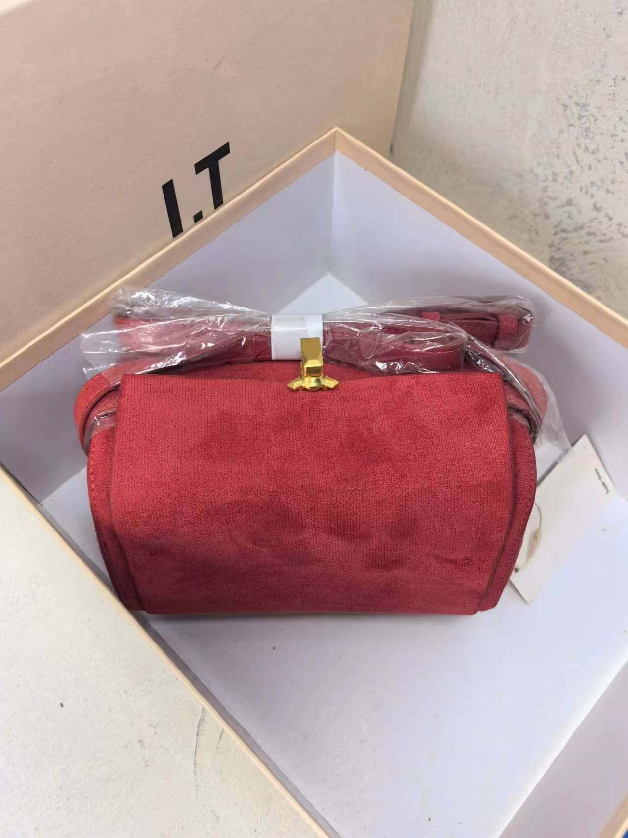 女性のためのヴィンテージデザインのハンドバッグ,小さな赤い財 - Luxury Bags Cute のレビューと価格