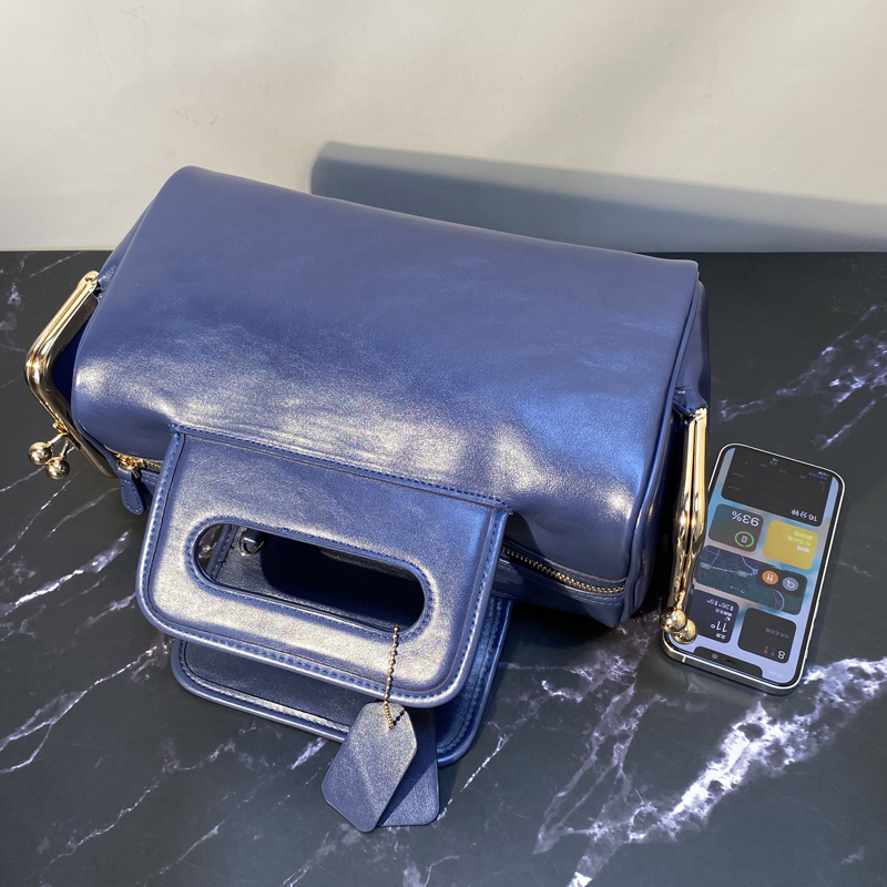 ヴィンテージ風ダブルエントリーサッチェルバッグ レディース  - Luxury Bags Entry のレビューと価格