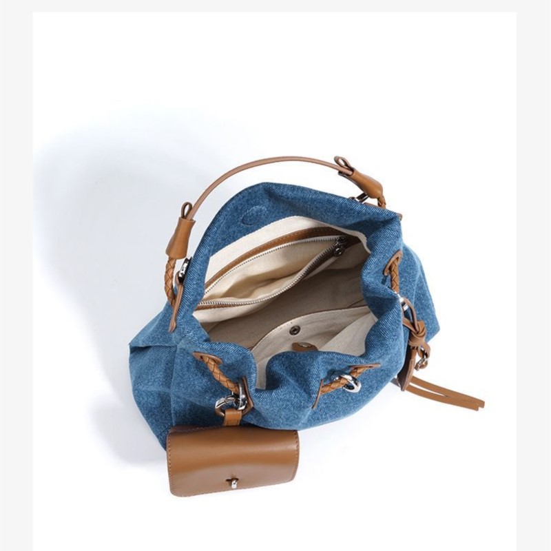 JIAERDI ハイストリートデニムバケットバッグ財布女性レ - Luxury Y2K Bags のレビューと価格