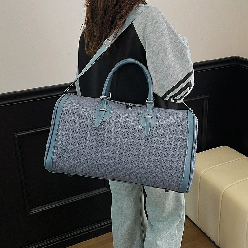 トラベルトート ジム PU レザーバッグ スポーツ ダッフル - Weekender Bag Duffle のレビューと価格