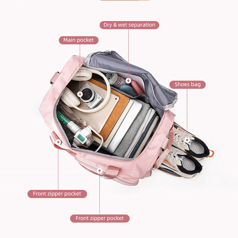 スポーツジムバッグ旅行用ドライウェットハンドバッグ女性用女性 - Weekender Bag Duffle のレビューと価格
