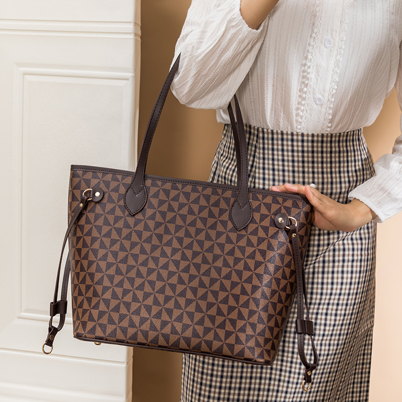 高級トートショルダーバッグ女性用ハンドバッグ女性用財布クラシ - Luxury Bags Vegan Leather のレビューと価格