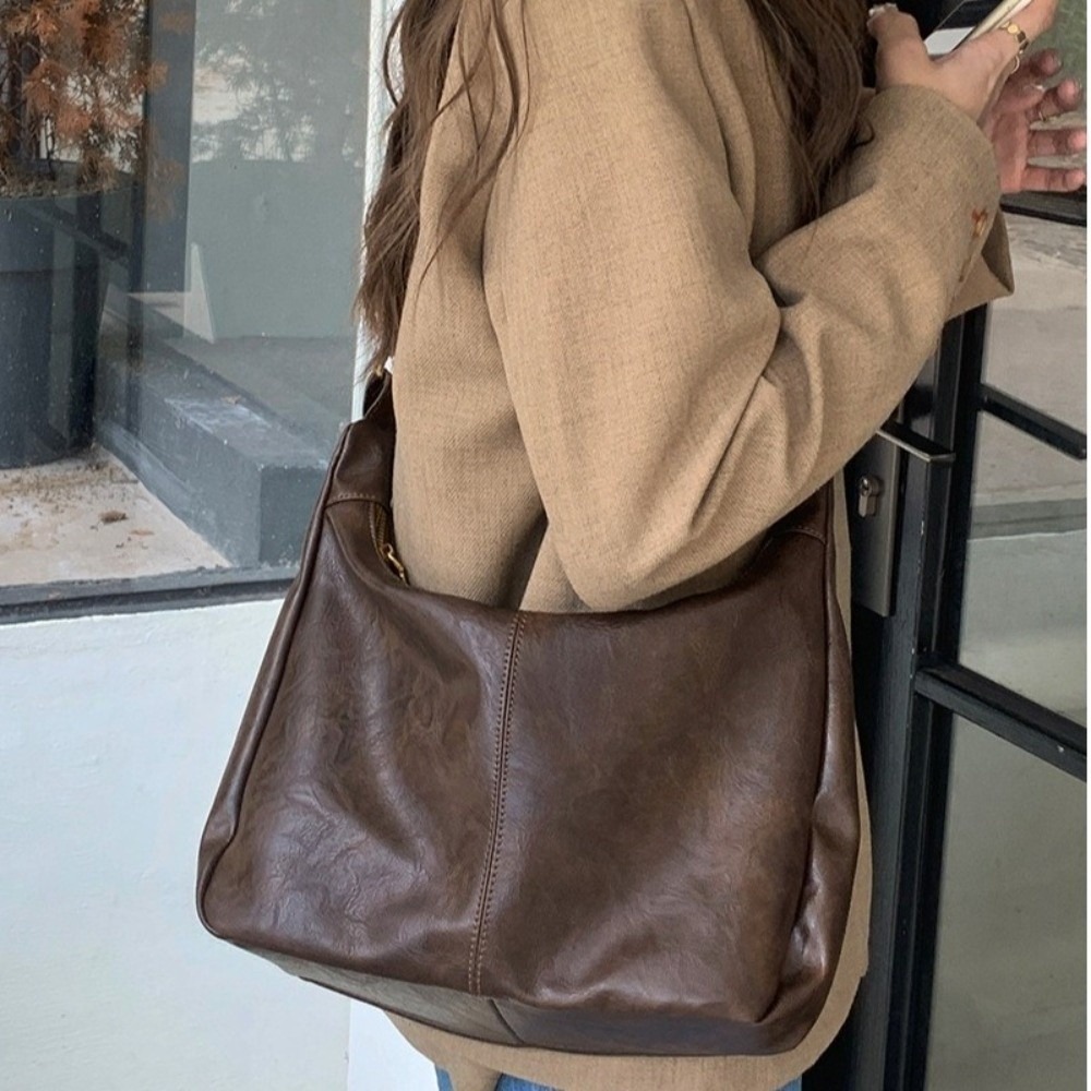 ラグジュアリースクエアボストンクロスボディバッグ ホーボー  - Luxury Y2K Bags のレビューと価格