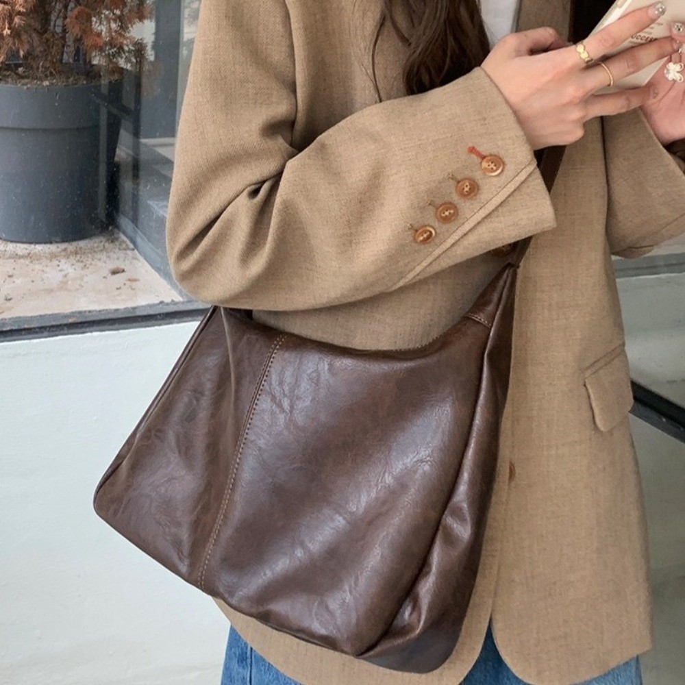 ラグジュアリースクエアボストンクロスボディバッグ ホーボー  - Luxury Y2K Bags のレビューと価格