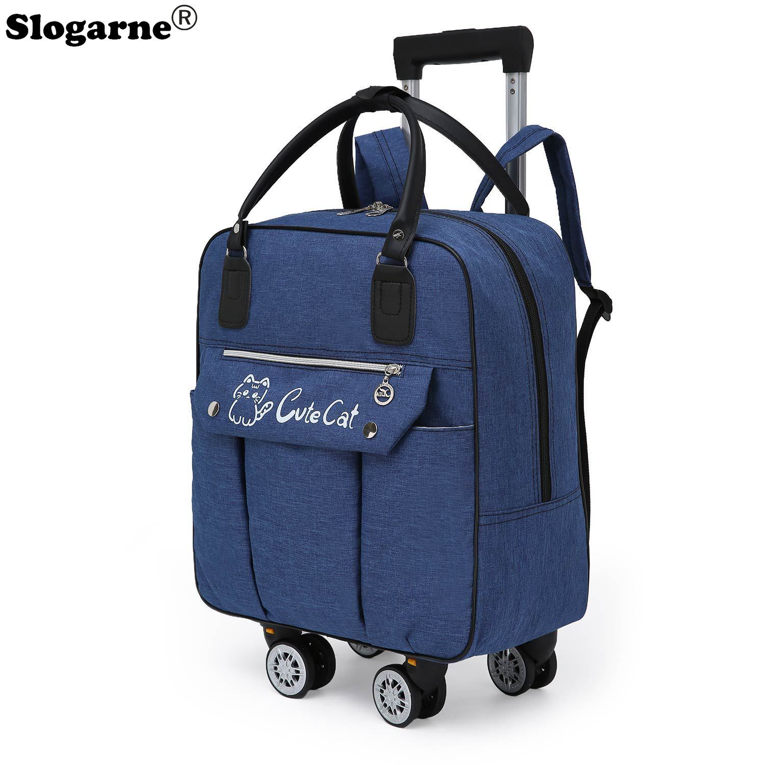 トロリー大容量トラベルバッグホイールスピナー荷物ポータブル搭 - Weekender Bag Duffle のレビューと価格