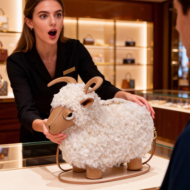 新しいファッションデザインかわいい羊の形のハイエンドクロスボ - Luxury Bags Cute のレビューと価格