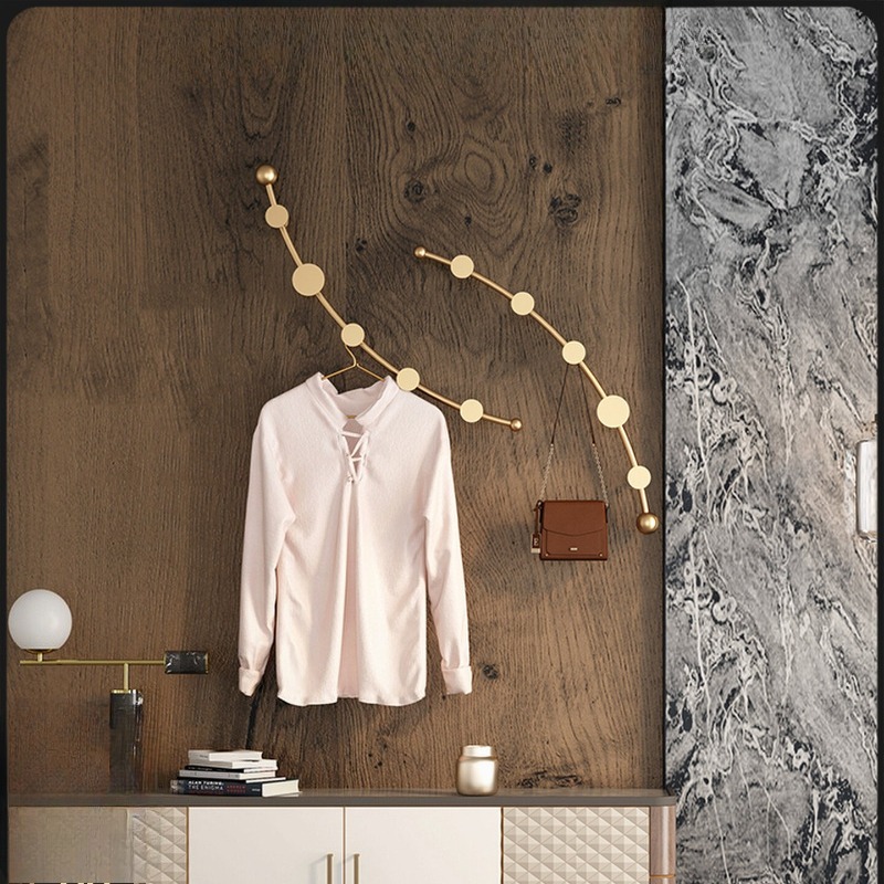 ライト高級壁掛けコートラック、玄関バッグ用ハンガー、リビング - Luxury Bags Entry のレビューと価格
