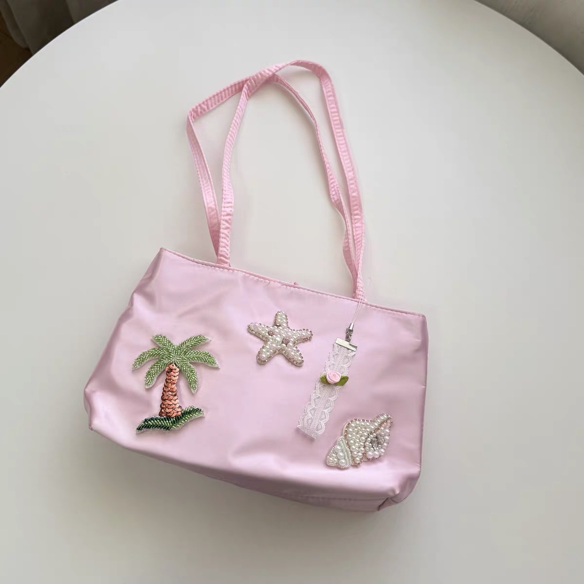 パッチワーク刺繍高級絶妙な女性用ハンドバッグ韓国の甘いY2k - Luxury Y2K Bags のレビューと価格