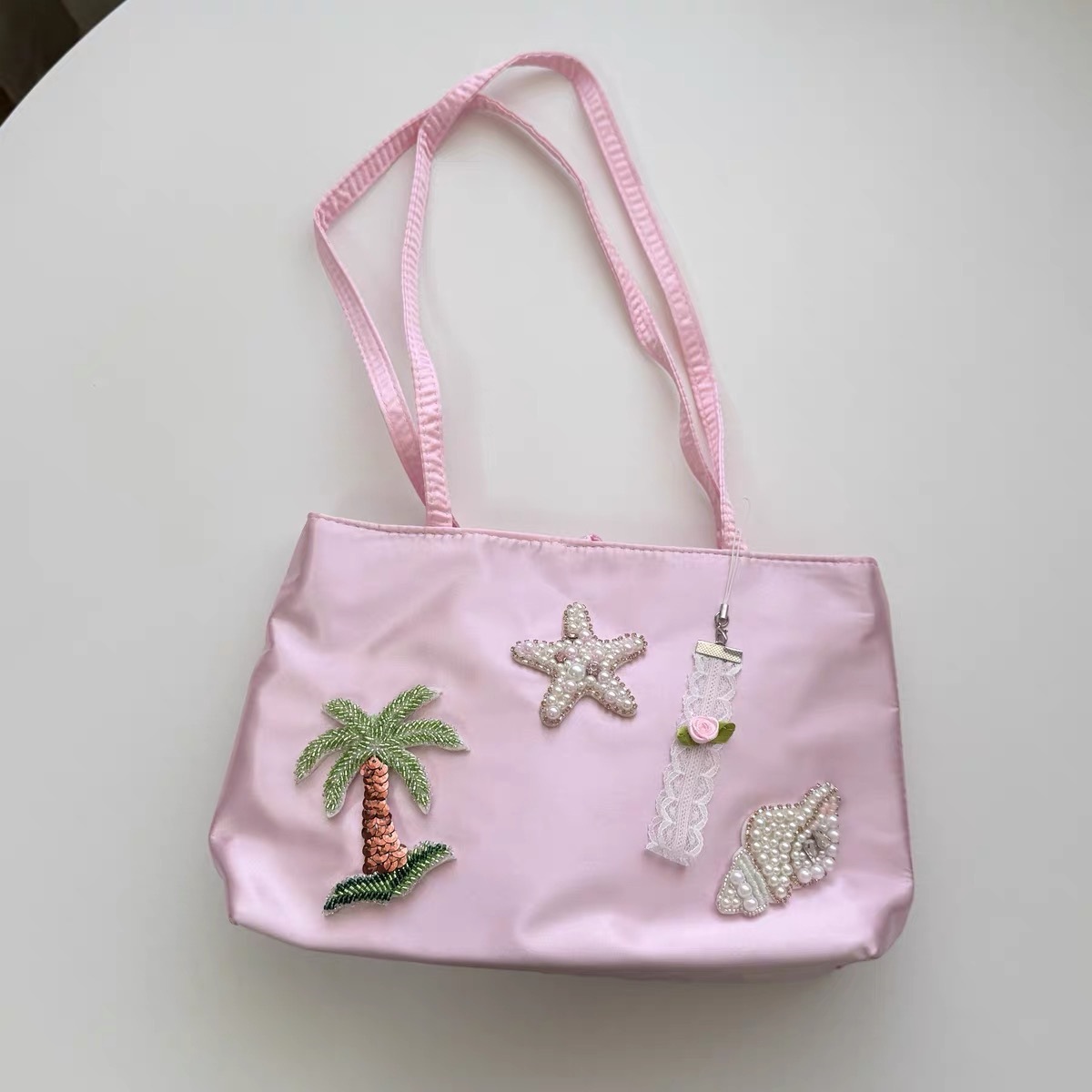 パッチワーク刺繍高級絶妙な女性用ハンドバッグ韓国の甘いY2k - Luxury Y2K Bags のレビューと価格
