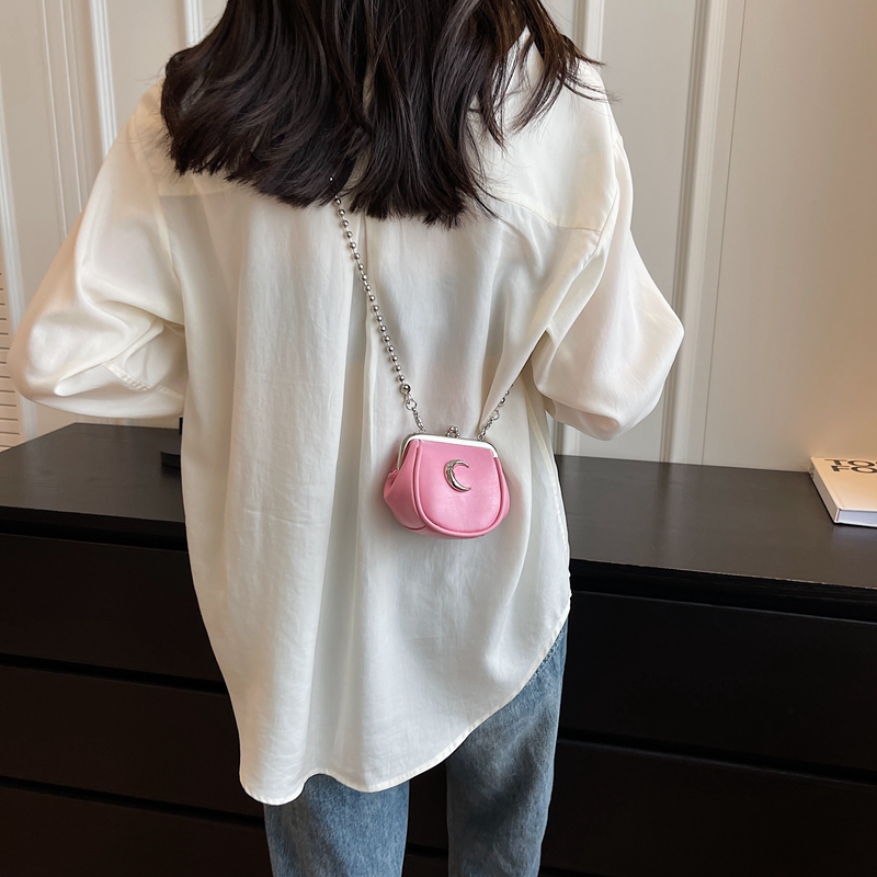 女性用ミニシルバークロスオーバーバッグ,女性用高級レザーハン - Luxury Bags Cute のレビューと価格
