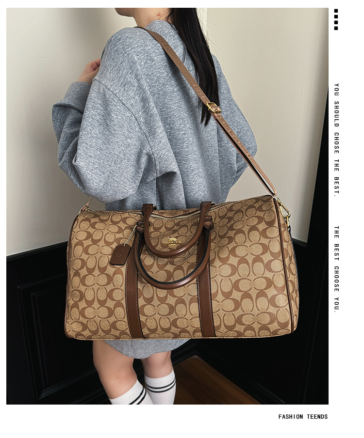 クラシックなヴィンテージモノグラムトラベルダッフルバッグ、ト - Weekender Bag Duffle のレビューと価格