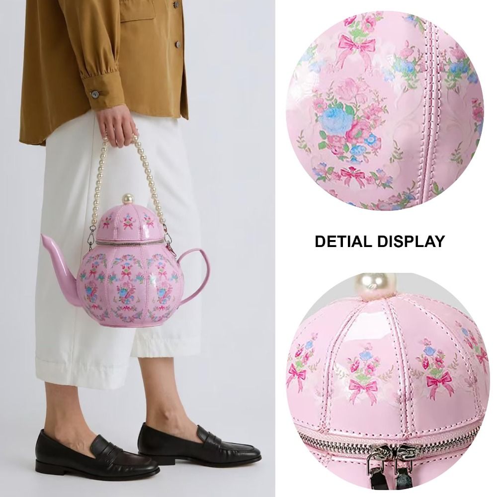 新型PUレザー製ティーポットデザインハンドバッグ、個性的なパ - Luxury Bags Girls のレビューと価格